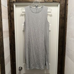 Apt. 9 XL Women's Sleeveless T-shirt Dress, pullover or coverup X-Large Gray